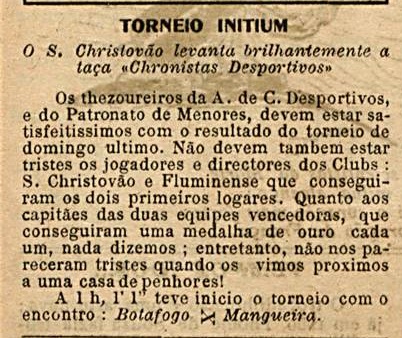 torneio initium