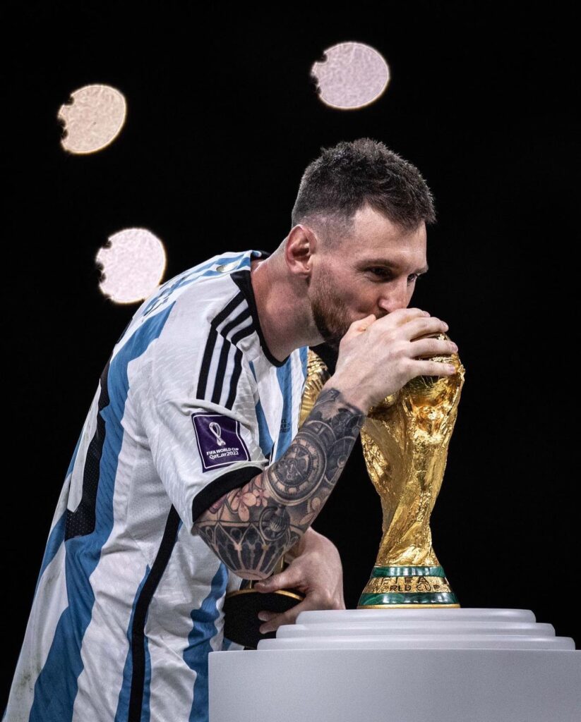 Messi com a Copa